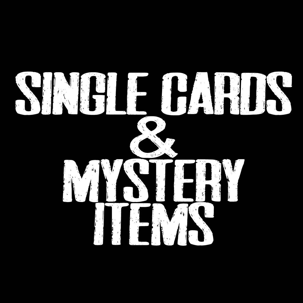 Single Cards And Mystery Items