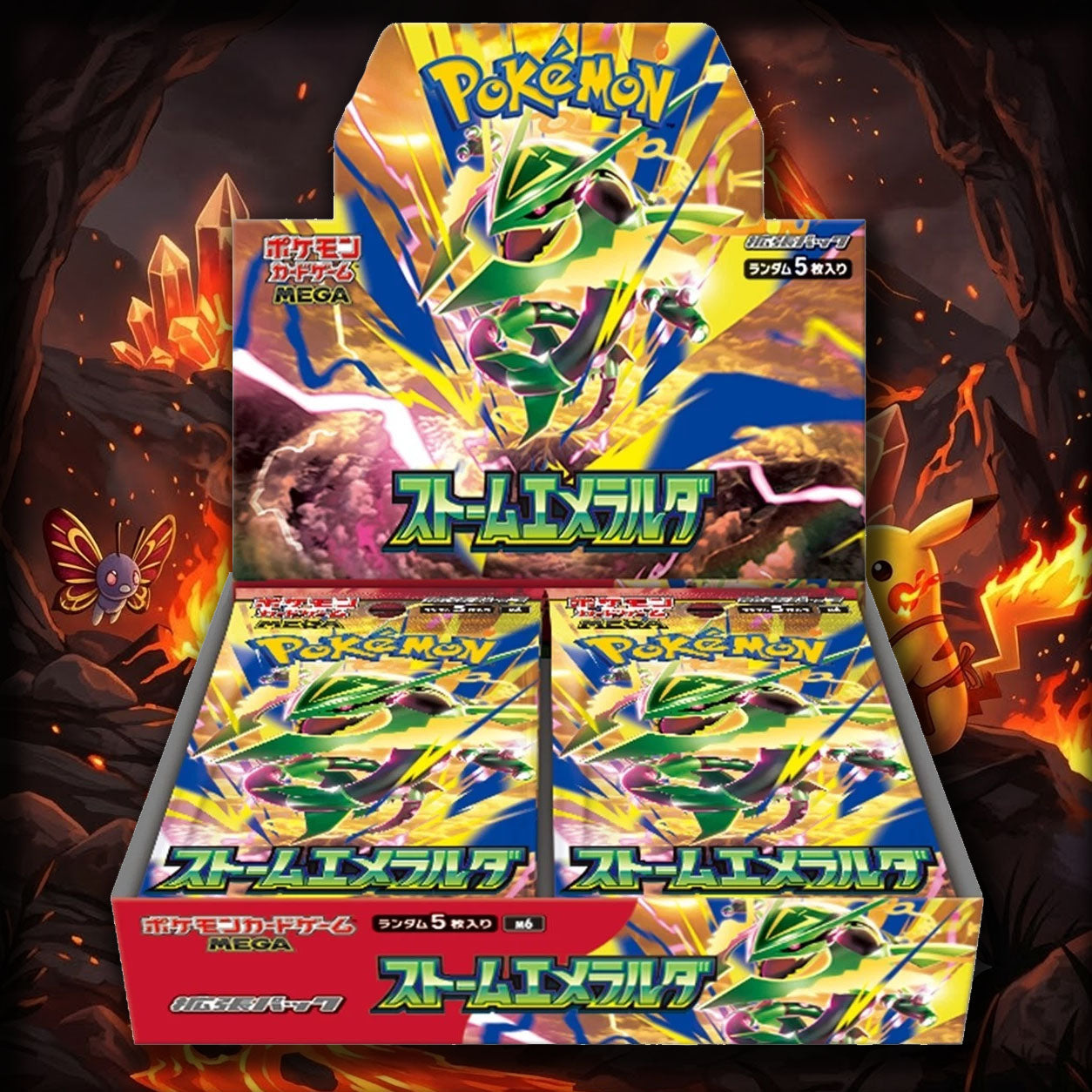 Pokémon Storm Emeralda m6 Japanese Booster Box